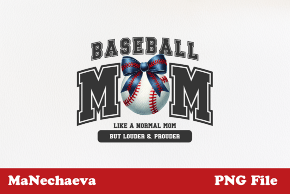 Celebrate Game Day: The Baseball Mom Sublimation Dark Blue Bow Design