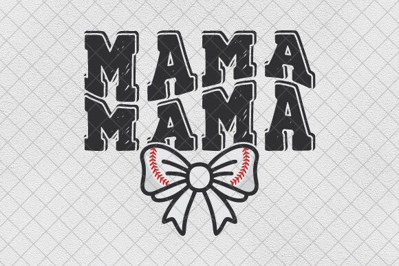 Celebrate Game Day: The Charm of Retro Baseball Mama Graphics