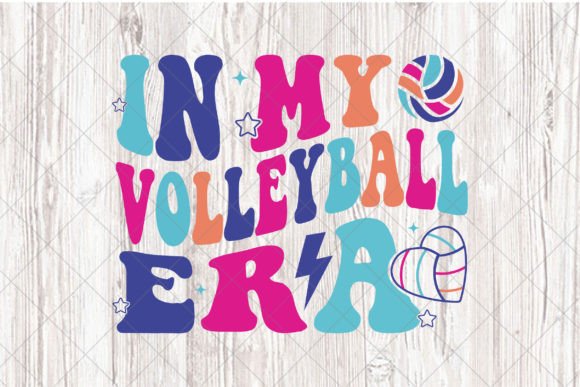 Celebrate the Game with the In My Volleyball Era Trendy Sport SVG
