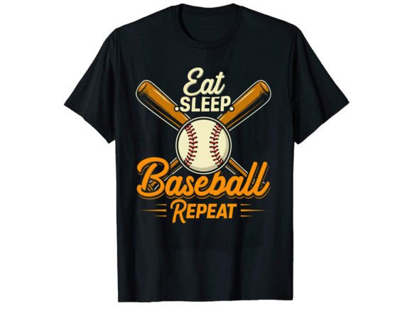 Game Day Style: Using the Eat Sleep Baseball Repeat Graphic