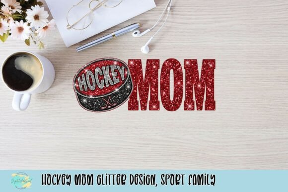 Hockey Mom Glitter Design: Sparkle on the Sidelines and Beyond