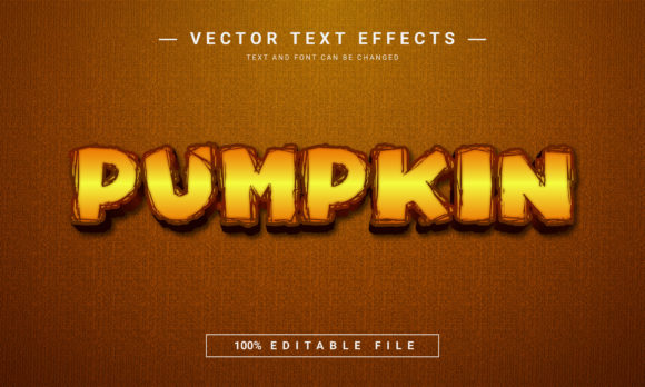 Pumpkin Editable Text Effect: A Designer's Go-To for Seasonal Projects