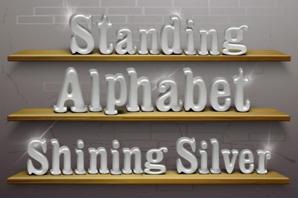 Standing Alphabet-3D Shiny Silver: The Design Asset That Changes Everything