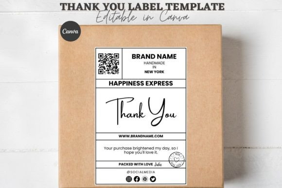 Transform Your Shipments: Editable Canva Labels for Packaging