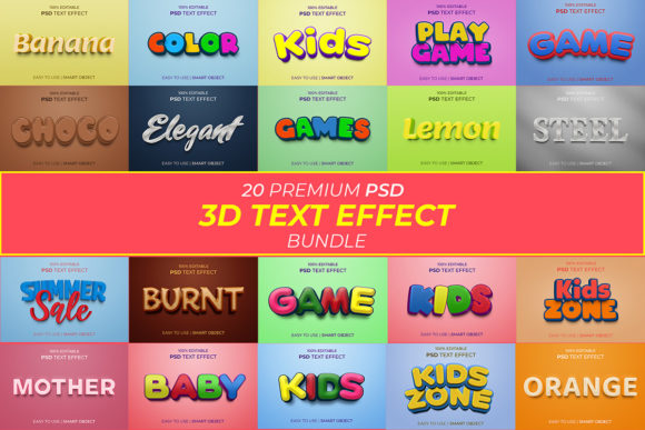 Transform Your Text Instantly With This PSD Effect Bundle